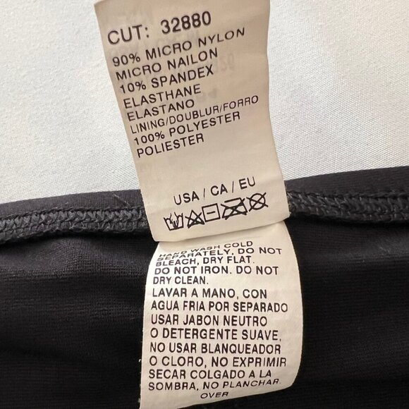 Next Black Spandex Micro Mini Lotus Swim Skort - Picture 8 of 8